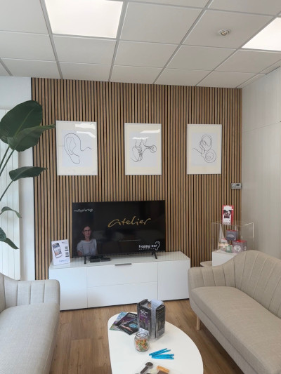 Wartebereich beim Hörakustiker in Hoyerswerda